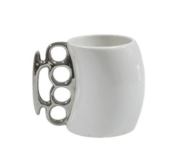 Unique Handle Ceramic Cup